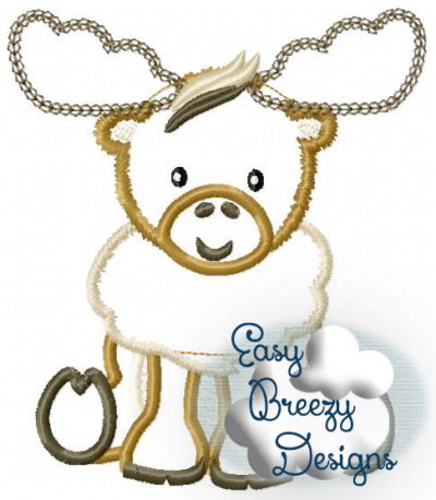 Moose - Machine Embroidery Files - Digital Download - Image 2