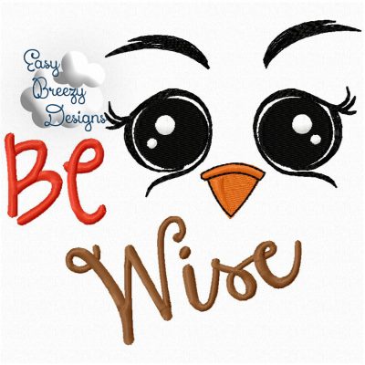 JUST BE - Be Wise Owl Embroidery Design Set - Digital Download Zip Files - Image 10