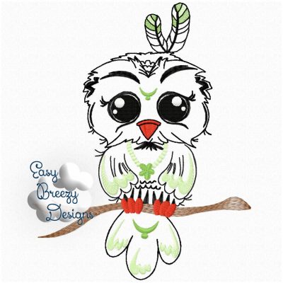 JUST BE - Be Wise Owl Embroidery Design Set - Digital Download Zip Files - Image 11