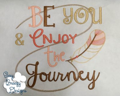 JUST BE - Be Wise Owl Embroidery Design Set - Digital Download Zip Files - Image 2