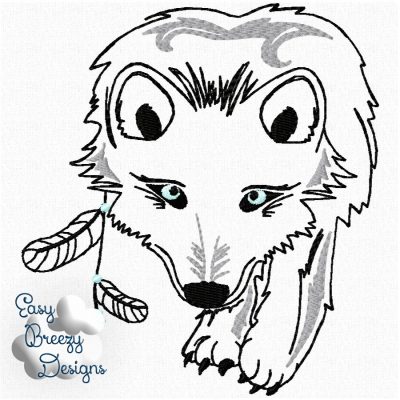 JUST BE - Be a Leader Wolf Embroidery Design Set - Digital Download Zip Files - Image 8