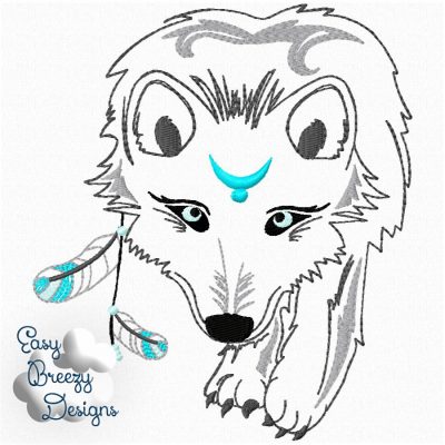 JUST BE - Be a Leader Wolf Embroidery Design Set - Digital Download Zip Files - Image 10