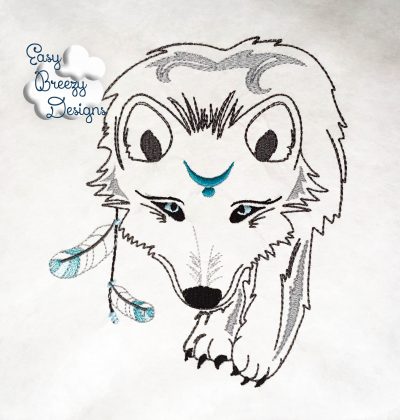 JUST BE - Be a Leader Wolf Embroidery Design Set - Digital Download Zip Files - Image 3