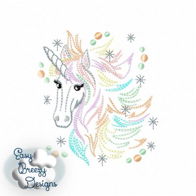 JUST BE - Be Magical Unicorn Embroidery Design Set - Digital Download Zip Files - Image 4