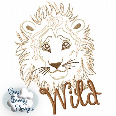 JUST BE - Be Kind Lion Embroidery Design Set - Digital Download Zip Files - Image 8