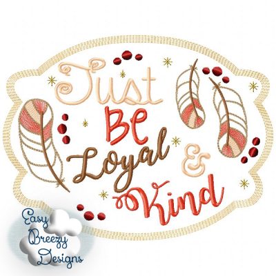 JUST BE - Be Kind Lion Embroidery Design Set - Digital Download Zip Files - Image 9