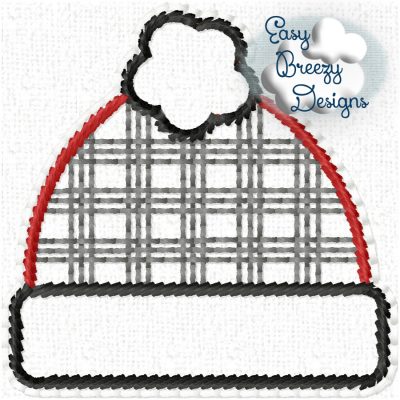 Lumberjack Hat Applique, Woodsman Theme, Lumberjack Cap Applique Embroidery - Machine Embroidery Files - Digital Download - Image 2