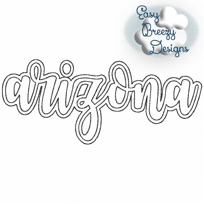 Bundle LC States - 50 Lowercase Script State Names Applique, State Name Raggy Applique, Lowercase State in Script, State Home Design Download – Digital Download Machine Embroidery File - Image 4