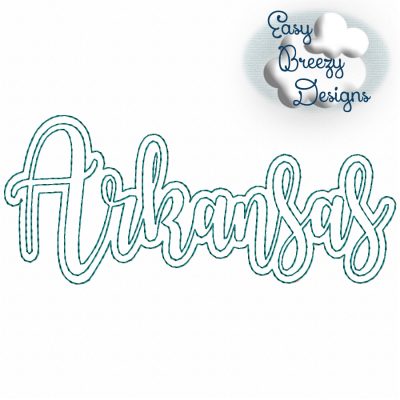 Bundle UC States - 50 Uppercase/Capitalized Script State Names Applique, State Name Raggy Applique, Uppercase State in Script, State Home Design Download – Digital Download Machine Embroidery File - Image 5