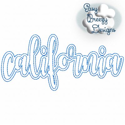 Bundle LC States - 50 Lowercase Script State Names Applique, State Name Raggy Applique, Lowercase State in Script, State Home Design Download – Digital Download Machine Embroidery File - Image 6