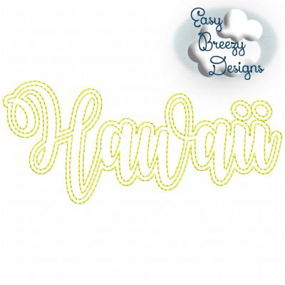 Bundle UC States - 50 Uppercase/Capitalized Script State Names Applique, State Name Raggy Applique, Uppercase State in Script, State Home Design Download – Digital Download Machine Embroidery File - Image 12