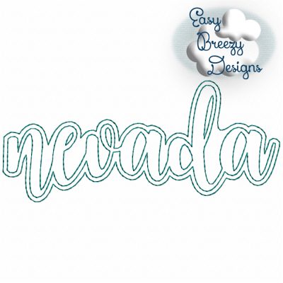 Bundle LC States - 50 Lowercase Script State Names Applique, State Name Raggy Applique, Lowercase State in Script, State Home Design Download – Digital Download Machine Embroidery File - Image 29