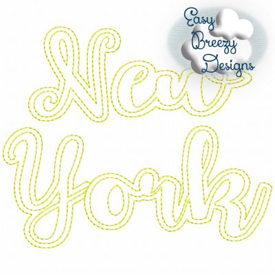 Bundle UC States - 50 Uppercase/Capitalized Script State Names Applique, State Name Raggy Applique, Uppercase State in Script, State Home Design Download – Digital Download Machine Embroidery File - Image 33