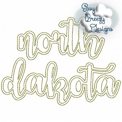 Bundle LC States - 50 Lowercase Script State Names Applique, State Name Raggy Applique, Lowercase State in Script, State Home Design Download – Digital Download Machine Embroidery File - Image 35