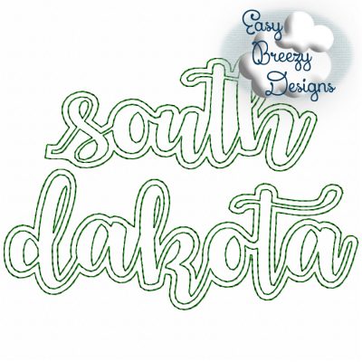 Bundle LC States - 50 Lowercase Script State Names Applique, State Name Raggy Applique, Lowercase State in Script, State Home Design Download – Digital Download Machine Embroidery File - Image 42